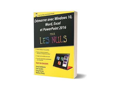 Télécharger eBook gratuit Démarrer avec Windows 10, Word, Excel et Powerpoint 2016 pour les nuls - pdf. Vous découvrirez la toute nouvelle interface à ruban qui évite de passer par les menus, des dizaines de nouveaux raccourcis qui amélioreront votre productivité, et les nouvelles fonctions de gestion de fichiers à partir des applications Office.
